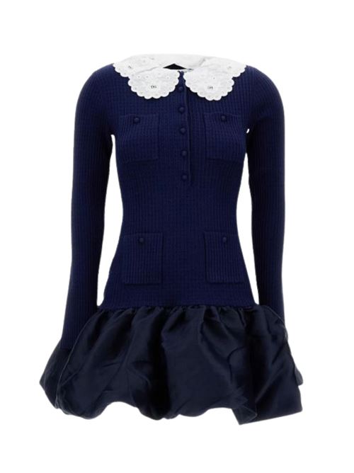 Knitted mini dress SELF PORTRAIT | RS26106SBNAVY